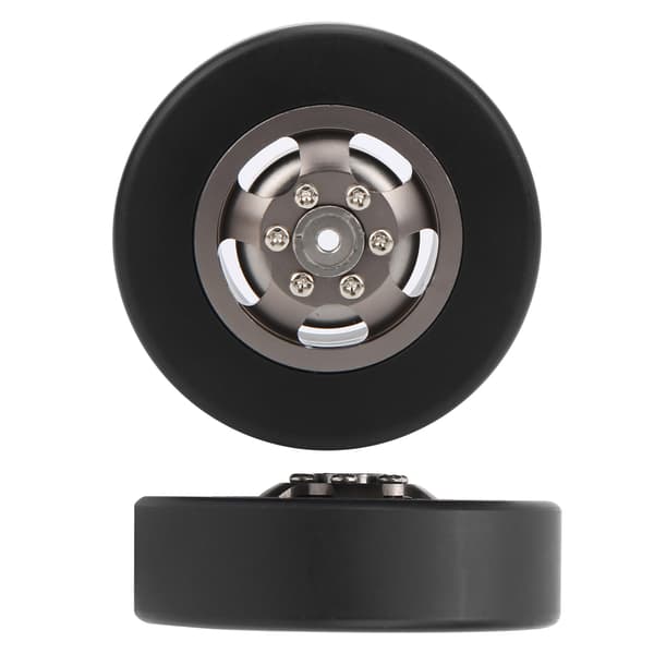 54 mm fælgdæk modifikation dele tilbehør passer til WPL D12 1/10 RC bilmodel titanium farve