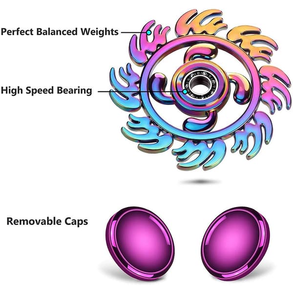 Fidget Toys Kullagerleksaker i rostfritt stål EDC ADHD Stresslindrande leksaker för vuxna barn