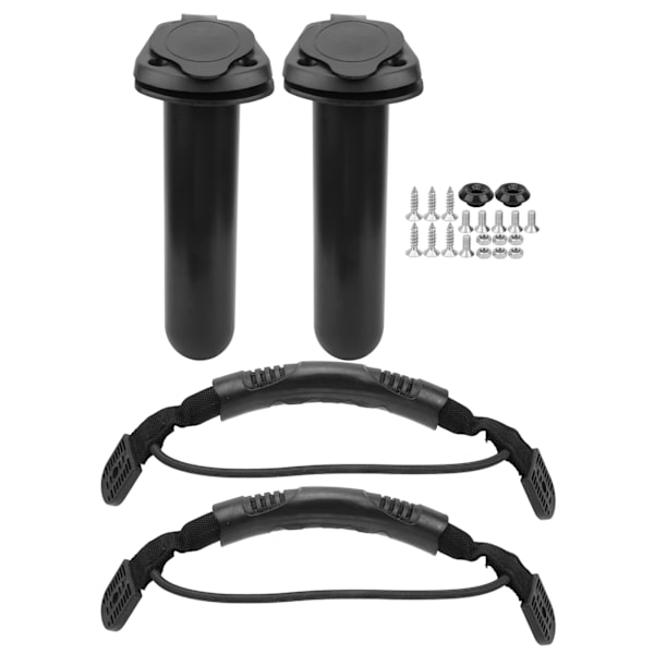 Kanot Oblique Fast Fiske Stativ Nylon Remband Handtag Fast Spänne Utrustning Set