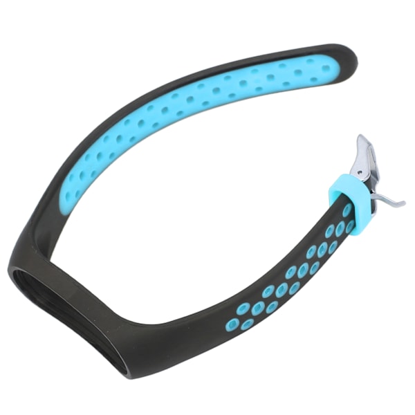 Smart armband armband smartklocka handledsband loop armband rem för Xiaomi Mi Band 6 5 NFC(Svart Blå )