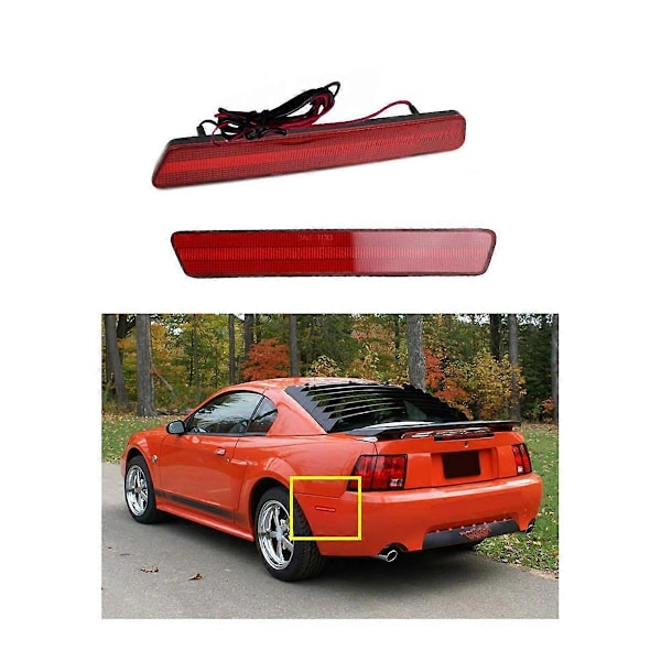 LED-sidemarkeringslys til bagkofanger til 1999-2004