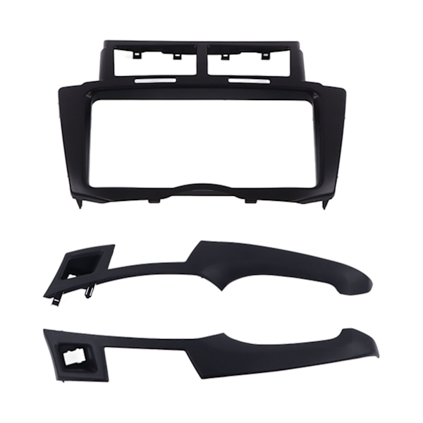Bilde Fascia 2DIN Radio Stereo Dash CD Ramme Panel Erstatning for Yaris Vitz Platz 2005‑2011 Svart