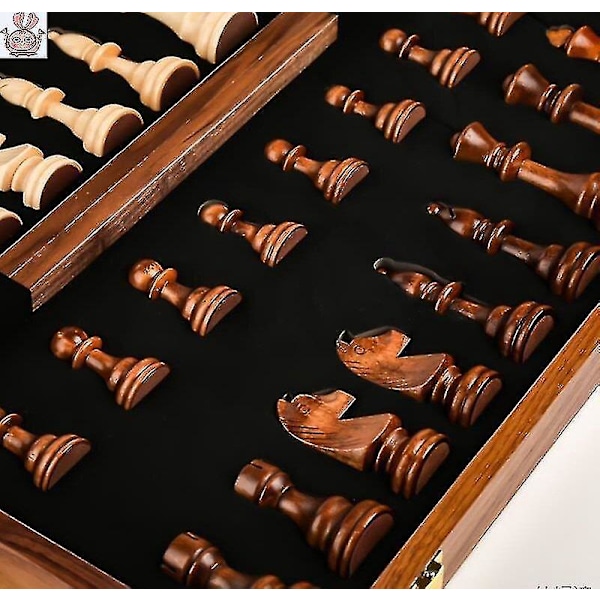Trä Schack Set - 39cm Fällbar