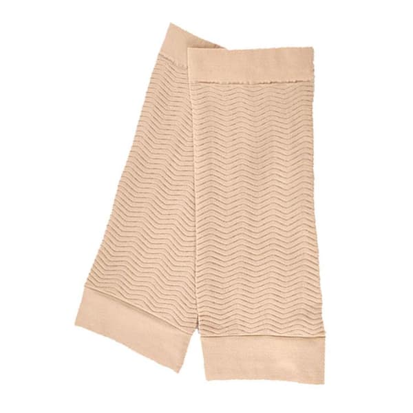 1 par slankeærmer, bløde, komfortable, åndbare, elastiske nylon, stor størrelse, kompressionsarmformere, hudfarve, fri størrelse