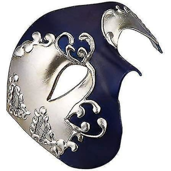 Miesten Vintage Phantom of the Opera Venetsian Karnevaali Naamio