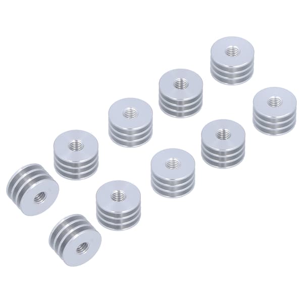 10 stk 3D-skriver Varmerør Mini Ekstruder Radiator Tilbehørssett i Aluminiumlegering