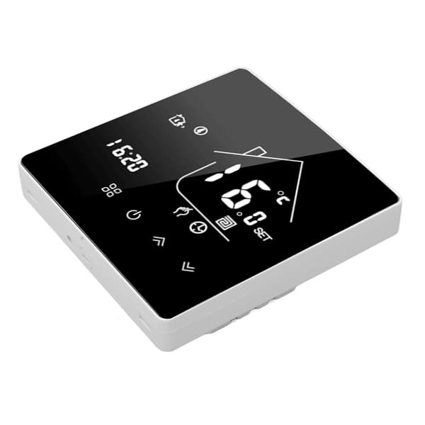 Smart termostat LCD-pekskärm termostat programmerbar temperaturregulator för panna 95‑240V dold installation