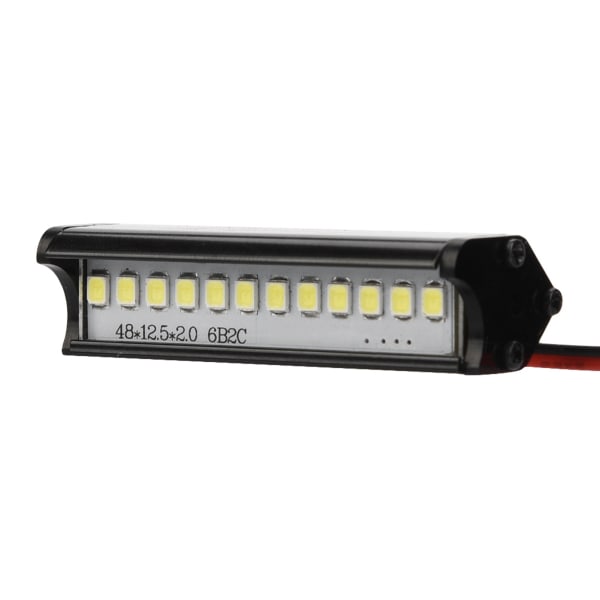 55 mm RC Crawler LED Light Bar LEDs Lampa 1:10 RC Car Part för TRX4 90046 90048 SCX10