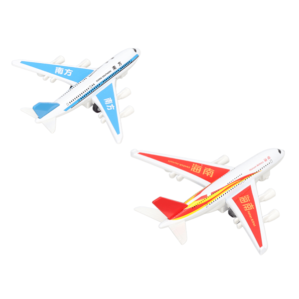 1:60 2 stk. Legetøjsfly i metal - B