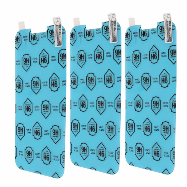 3 Set Telefonskärmsskyddsfilm PET 9H Nano Explosionssäker Skärmskydd för IPhone 13 Pro Max