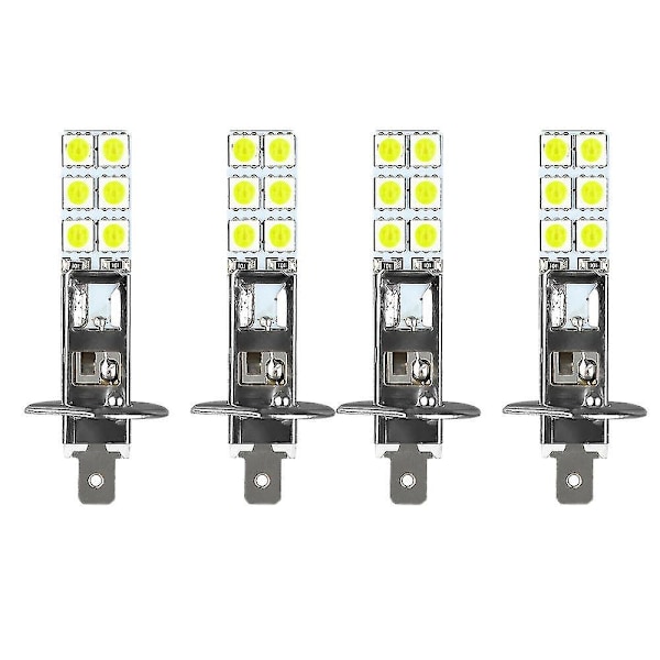 H1 6000k Super White 80w LED Hovedlyspæresett - 4stk