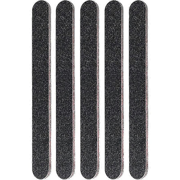 10-pack Professionella Nagelfilar, 100/180 Dubbelsidig Nagelfil, Naturlig Akryl Gel Nagelkonstfil för Manikyr, för Kosmetisk Manikyr, Hårsalong, Pe