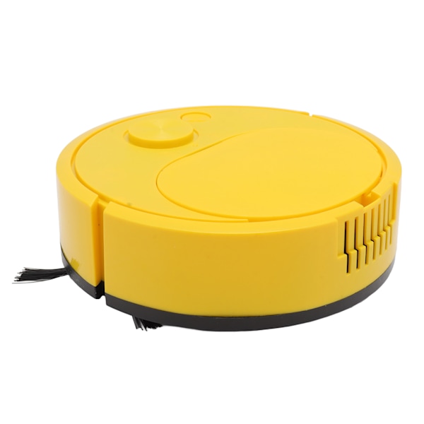 Robotstøvsuger Multifunksjonell USB-lading Mini Smart Feierobot for tregulv, fliser, tepper, gul