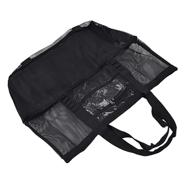 Strandvesker Mesh Oxford Cloth Oversized Oppbevaringsvesker for Strandpiknik Grill Camping