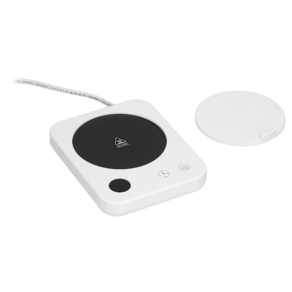 Kaffevarmer Hvid 3 Varmetilstande Timing Funktion Smart Isolationsbase til Keramisk Glas MetalEU Stik 220V