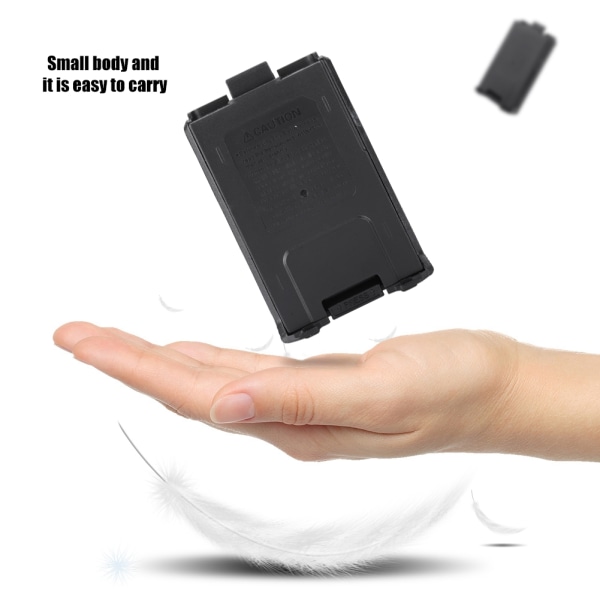 Portabel kort svart case för BAOFENG UV5r UV5RB/UV5RE/UV5REPLUs UV5R+