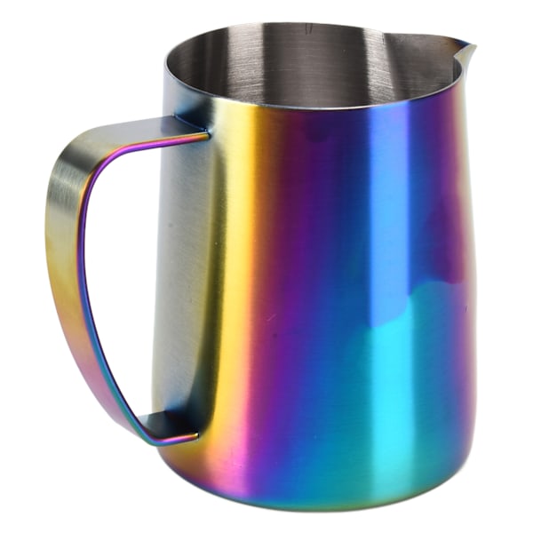 600ML Melkeskummerkopp 304 Rustfritt Stål Kaffebeholder med Ørneformet Tute for Hjem Butikk Bar