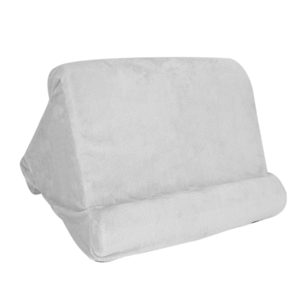 Multi Angle Blød Tablet Stand Pude Læseholder til Mobiltelefon Tablet Bog Grå