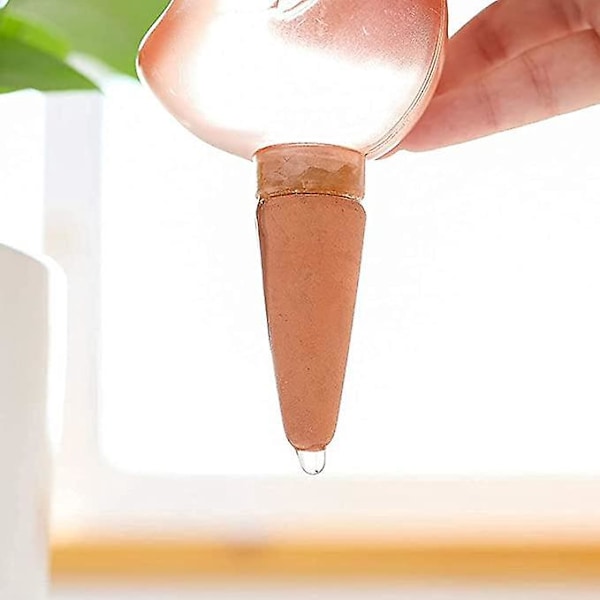 2 stk. Selvvanningskuler, Fuglevanningsenheter, Selvvanningskuler for Innendørs og Utendørs Planter Transparent, Blomstervanningsverktøy