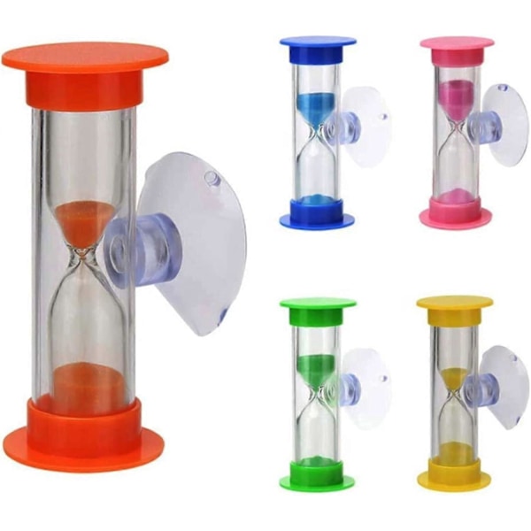 2 Minuters Dusch Timer Tandborstning Julklapp Barn Sugpropp Timglas (Orange)