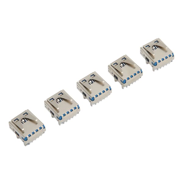 5 stk. spillkonsoll USB-ladeport metall erstatning konsoll USB-ladestikkontakt for PS5