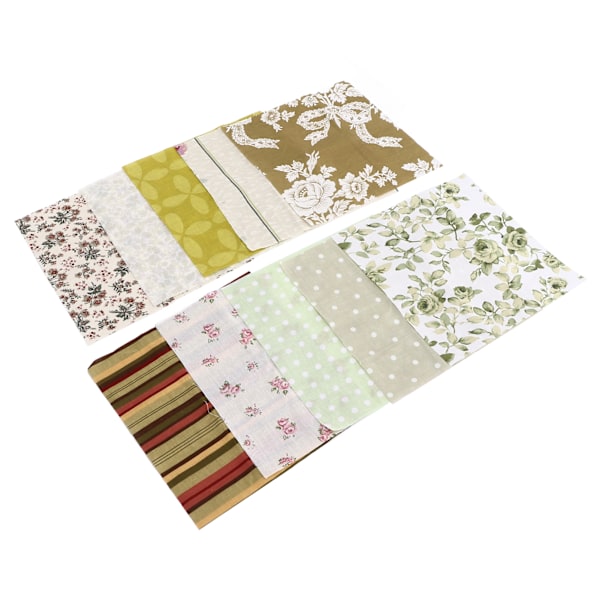 10 st tyg Quadrate Superb hantverk DIY produktion Känn dig bekväm tryckt tyg