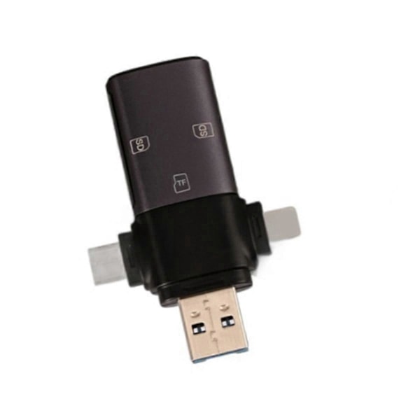 USB-C+USB3.0+för Port SD-kortläsare Minneskortläsare