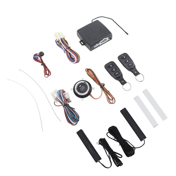 DC 12V Bil Nyckellöst Startsystem Motor Start Stopp Larmsystem Fjärrkontroll Fordonslokalisering Stöldskydd Bilsäkerhetssystem Med Bluetooth