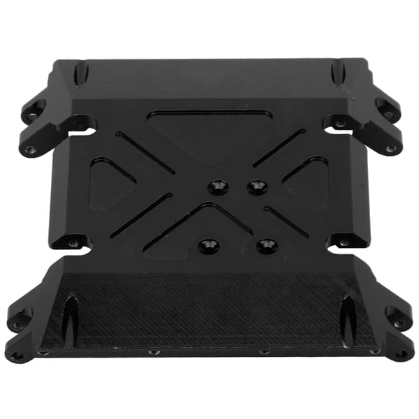 Center Gear Box Mount Skid Plate tilbehør passer til AXIAL WRAITH 90018 90048 1/10 RC Bil Sort