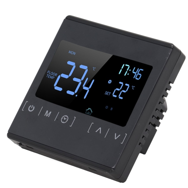 Programmerbar digital termostat smart touch-skärm hemtermostat för svettångrum AC85V till 250V