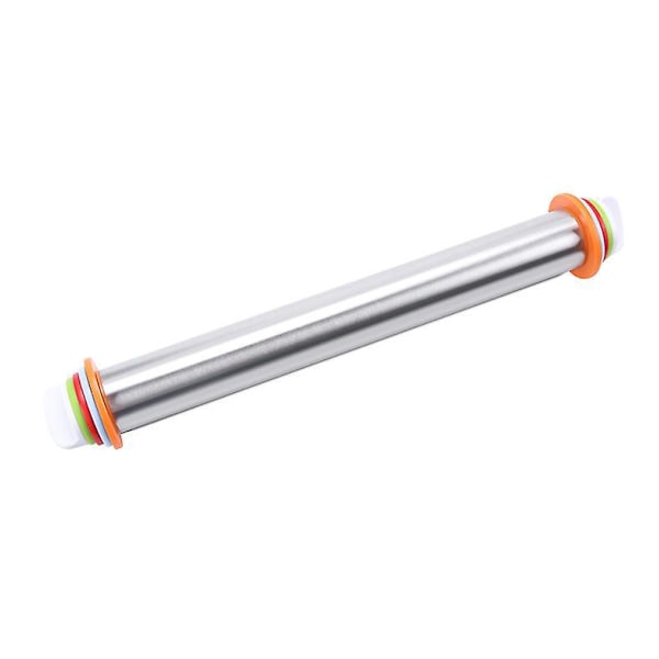 Justerbar Rullekæde med Tykkelsesringe og Non-Stick Silikon Bagemåtte Combo Kit