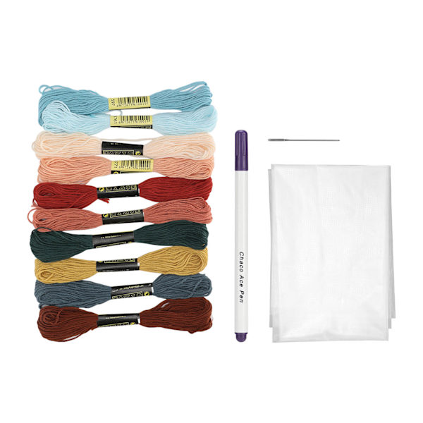 Broderigarn Kit 10 Ljusa Färger God Seghet Används Lätt Broderigarn för Armband Tofsar DIY
