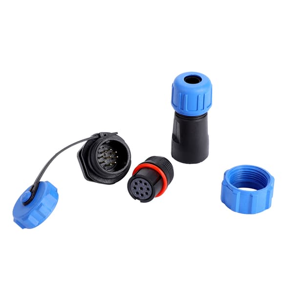 IP67 SP13 9-pin vanntett plastpluggkontakt (9-pin)