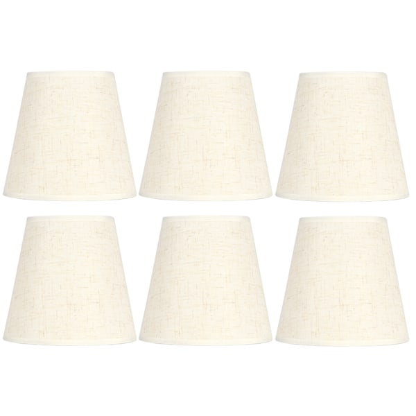 6PCS Nordic Simple Cloth Lamp Shades Art Decor Light Shade Lampshades for E14 Wall Lamp Chandelier