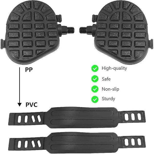 Justerbare stropper for treningssykkelpedaler - Forbedre din spinningopplevelse!