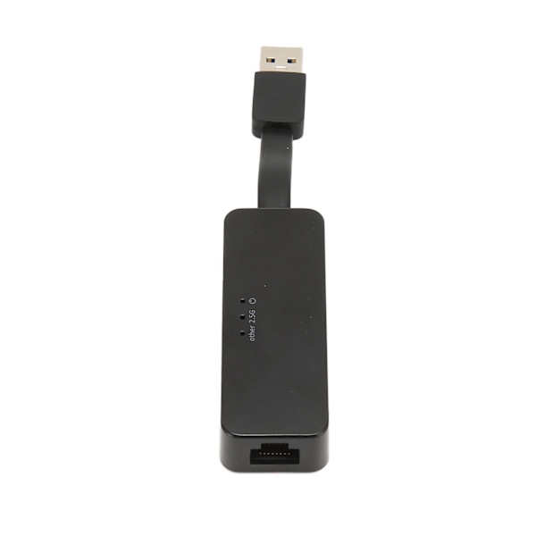 USB till RJ45-adapter 2500M Plug and Play Bärbar Bred Kompatibel USB till Ethernet-adapter för Laptop Tablet USB3.0 Svart