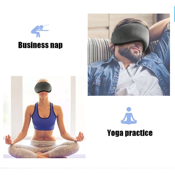 Bluetooth-sovmask för sömn, trådlösa Bluetooth 5.0-hörlurar, resehörlurar för sömn, handsfree-sovmask för sömn och tupplur