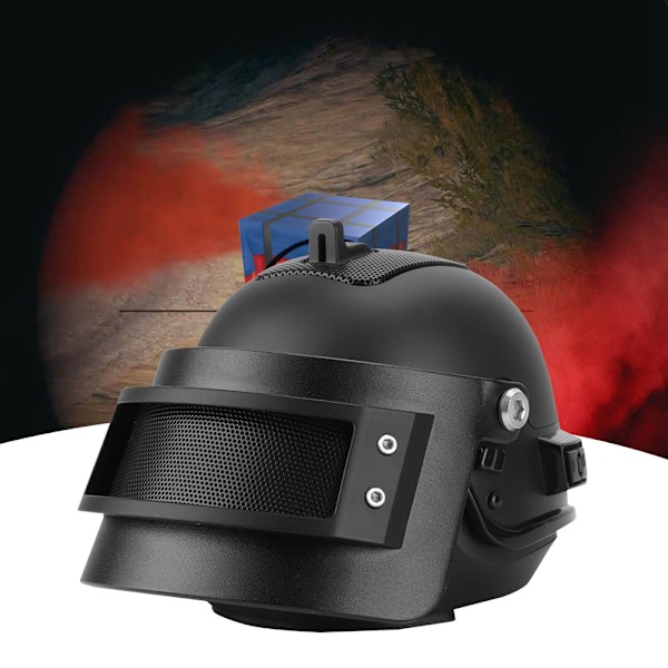 Kannettava minikypärän muotoinen Bluetooth-kaiutin langaton ladattava stereosysteemi