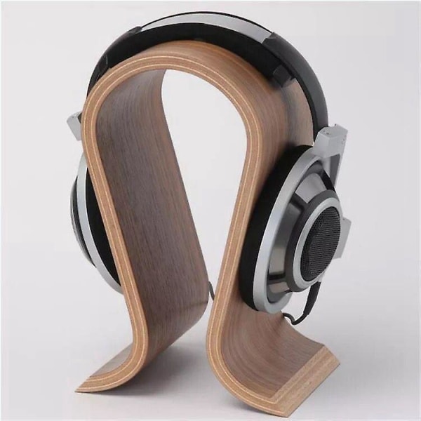 Hörlursställ i trä för alla hörlurar