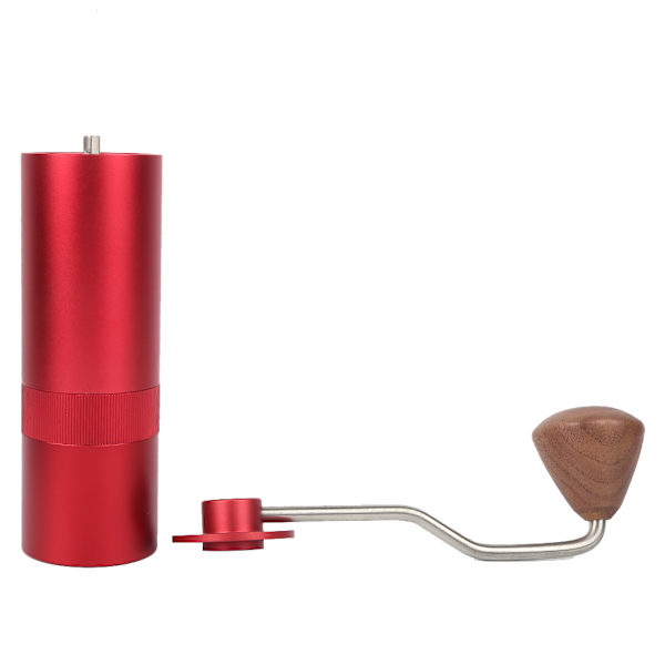 Mini Rustfrit stål Manuel Kaffekværn Kaffebønnemølle Maskine Køkkentilbehør Rød 30g