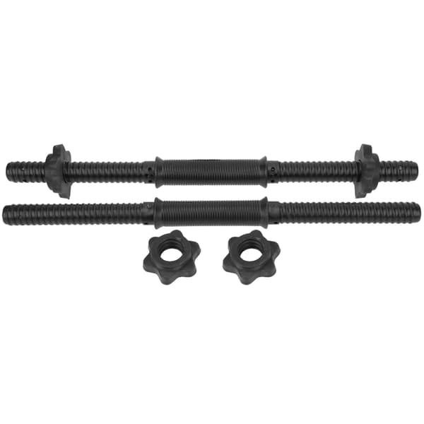 (2 st/set) Gym Hemmaträning Hantelstänger Vikthanteringshandtag med 4 Spinlock-kragar