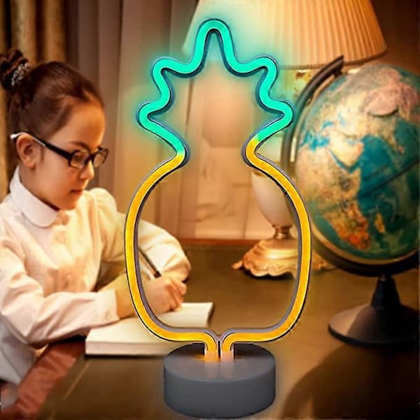 Tähtivalot LED Neonkyltit Valot Jalustalla LED Yövalot Neonvalot USB Paristokäyttö Yövalot Koriste Jouluksi, Syntymäpäiväksi, Olohuoneeseen