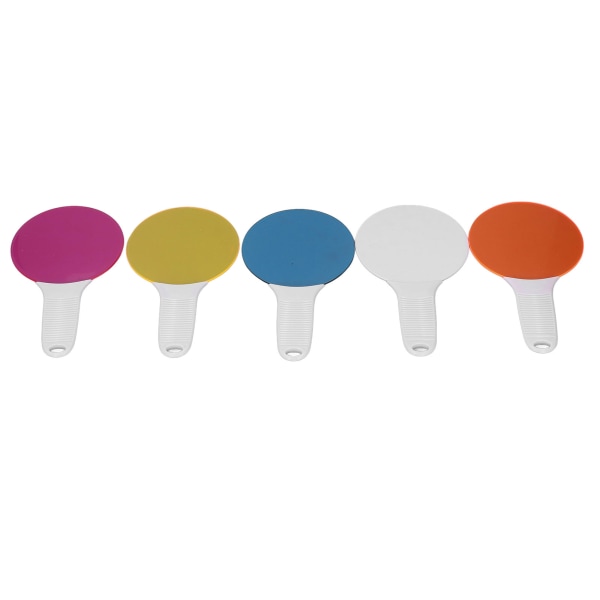 5 stk farvefiltre 0,2 cm ultratynde BPA-fri ABS plastik farvekorrektion Gennemsigtige farverige lysfiltre til børn