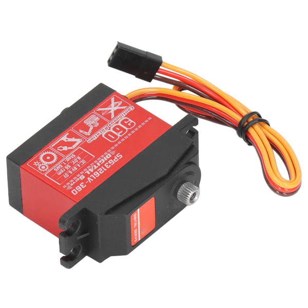 26KG digital dobbeltakset servo med høj moment kontinuerlig rotation motorservo med servoarme til robot