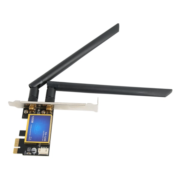 PCIE WiFi-kort 2.4G 5G Dual Band 1200 Mbps Bluetooth 4.0 PCIE WiFi-kort skrivebords trådløs nettverksadapter