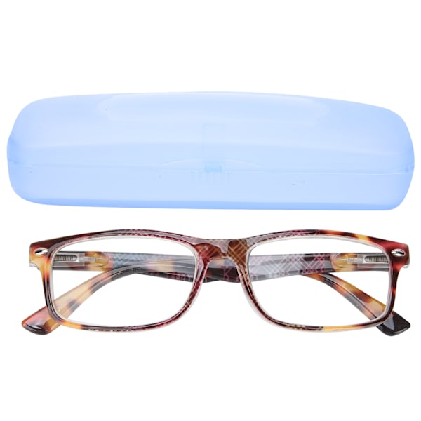 Sininen valoa estävät lukulasit Unisex Yksinkertainen Retro Kannettava Presbyopia Lasit(+150 )
