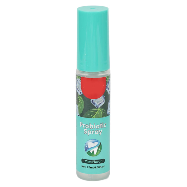 Oral Spray Behandling för dålig andedräkt Lindra muntorrhet Långvarig Fickstorlek Mint Munfräschare Spray 20ml
