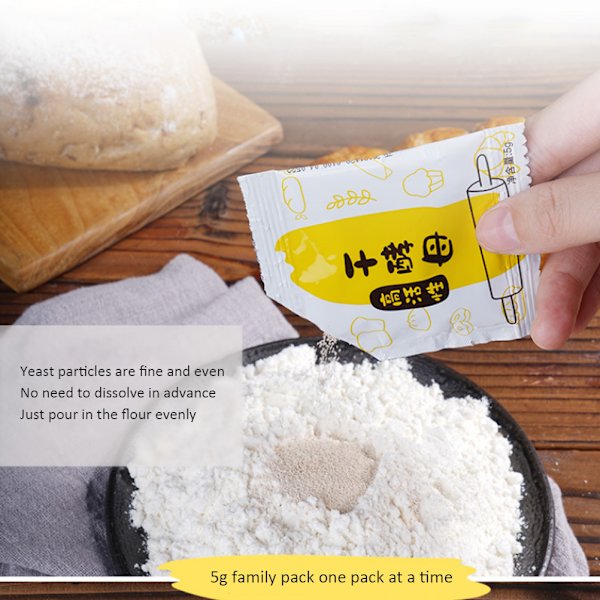 10 påsar Baker s Yeast Kitchen Active Dry Yeast Bakjäst för brödkaka