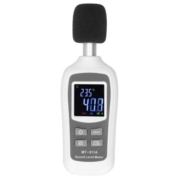 MT-911A Lydniveaumåler 35dB-135dB Digital Mini Noise Decibel Tester Måling