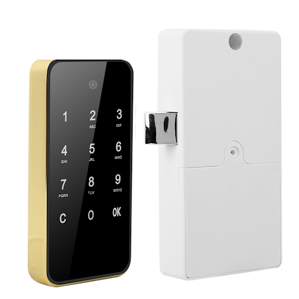 Sähköinen salasanalukko Smart Keyless digitaalinen kosketusnäyttö arkistokaappilokeroon SaunaGold